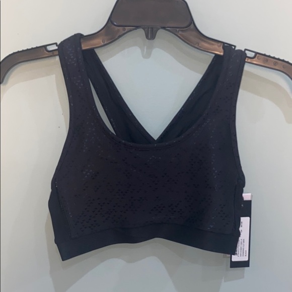 NWT SoulCycle Black Diamond Cut Sports Bra - Picture 4 of 8